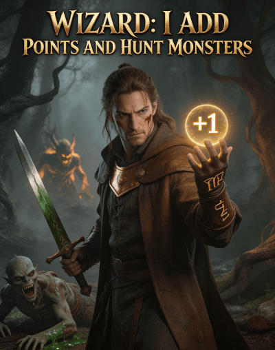 Wizard: I Add Points and Hunt Monsters